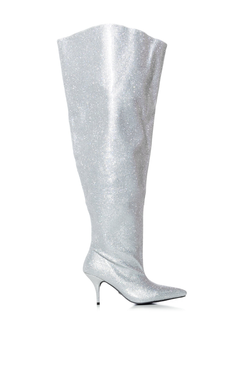 AZALEA WANG AMBY SILVER BUCKET BOOT