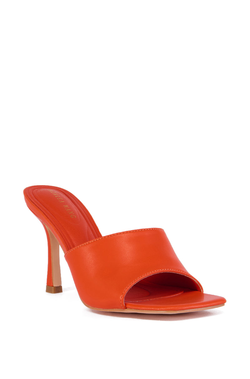 AZALEA WANG CAMILO ORANGE SLIP ON SANDAL