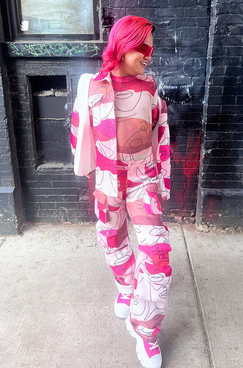 AZALEA WANG CHANEY HIGH TOP SNEAKER IN FUCHSIA