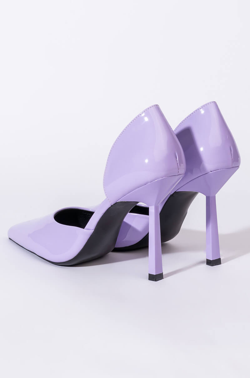 AZALEA WANG DONT TRIP STILETTO PUMP IN PURPLE