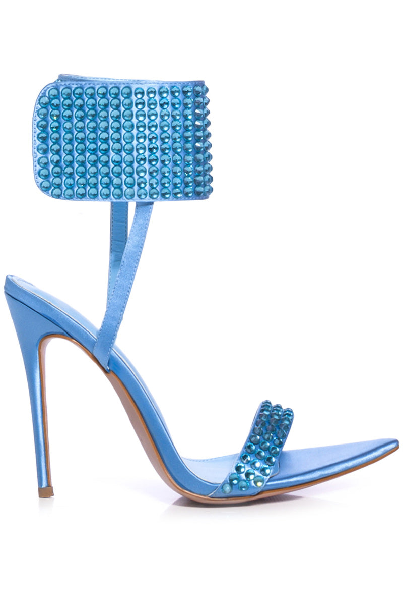 AZALEA WANG GRIFFON EMBELLISHED STILETTO SANDAL