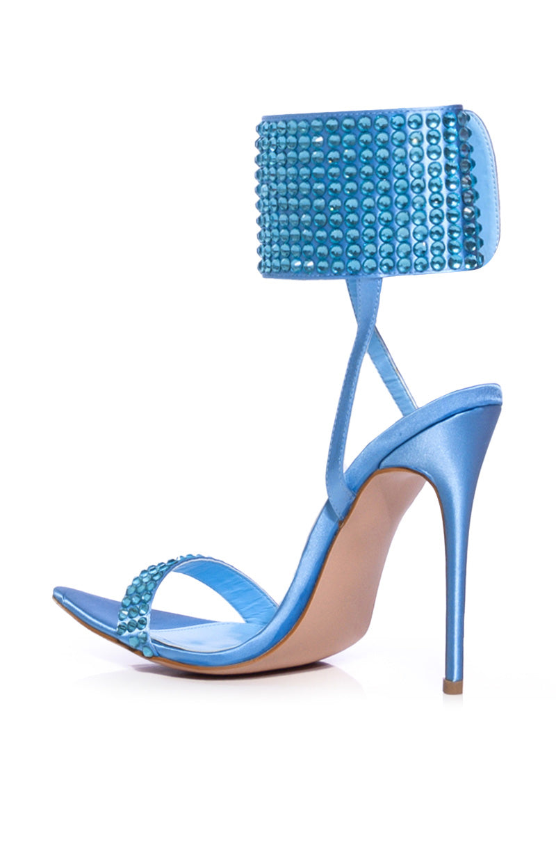 AZALEA WANG GRIFFON EMBELLISHED STILETTO SANDAL