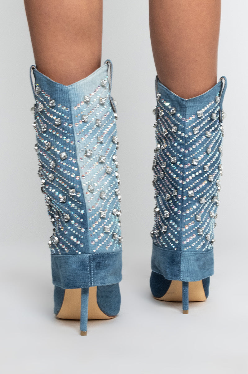 AZALEA WANG LEAVE IT ALL BEHIND STILETTO BOOTIE