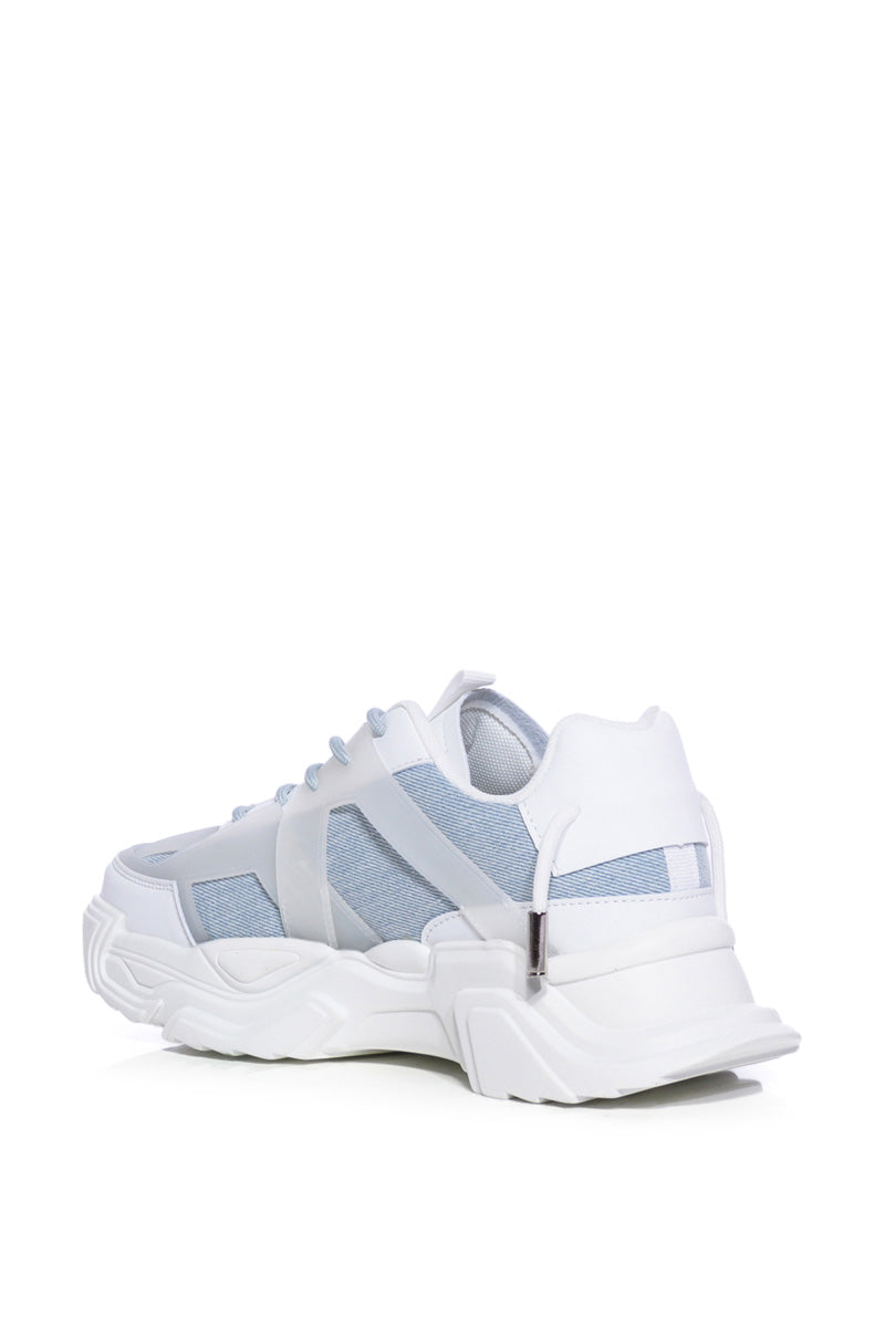 AZALEA WANG MCKINNEY DENIM SNEAKER