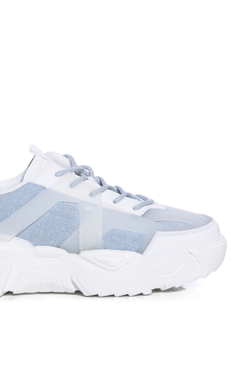 AZALEA WANG MCKINNEY DENIM SNEAKER