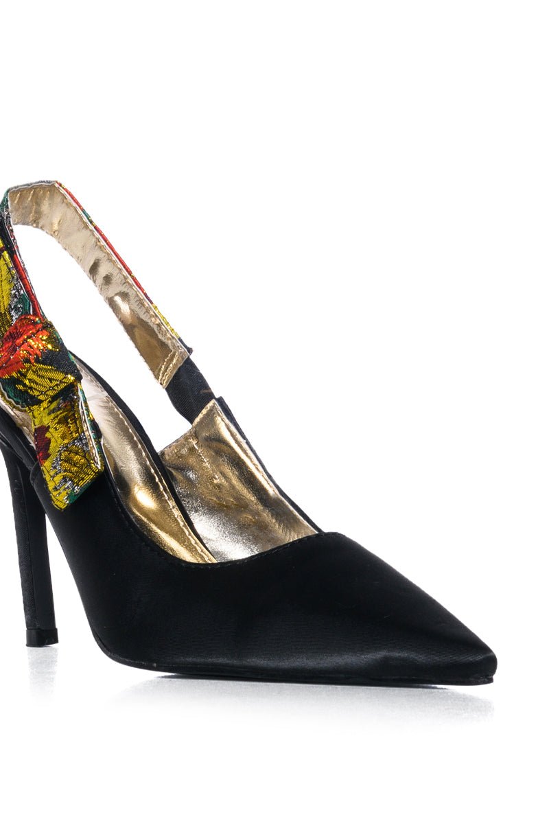 AZALEA WANG MONTAGE PUMP IN BLACK