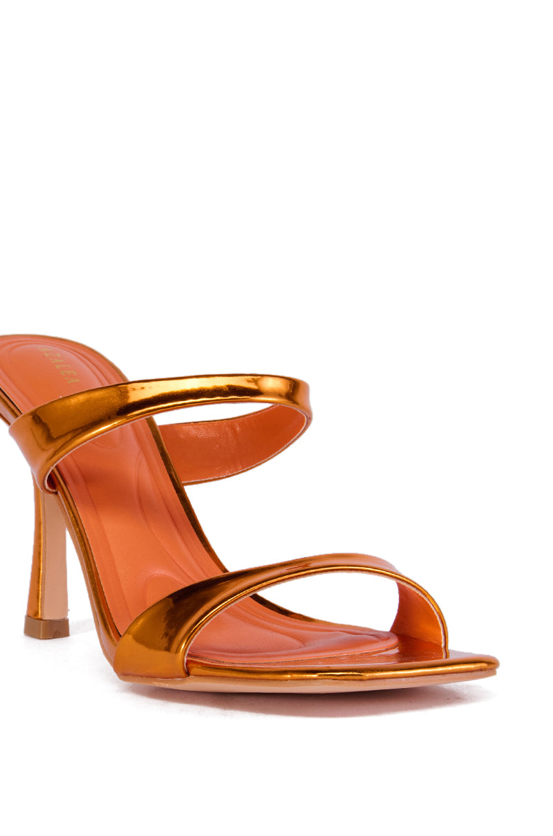 AZALEA WANG RAMIRO ORANGE METALLIC SANDAL
