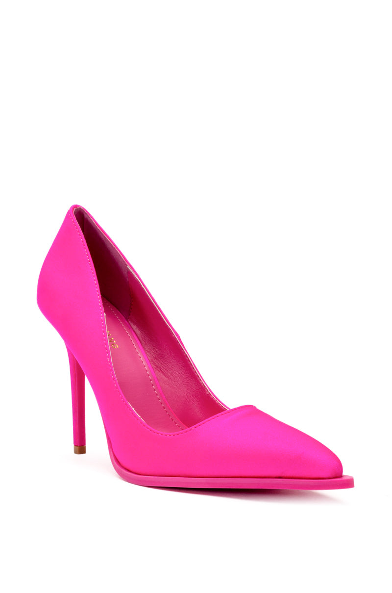 AZALEA WANG RECIPE STILETTO CLASSIC PUMP IN FUCHSIA