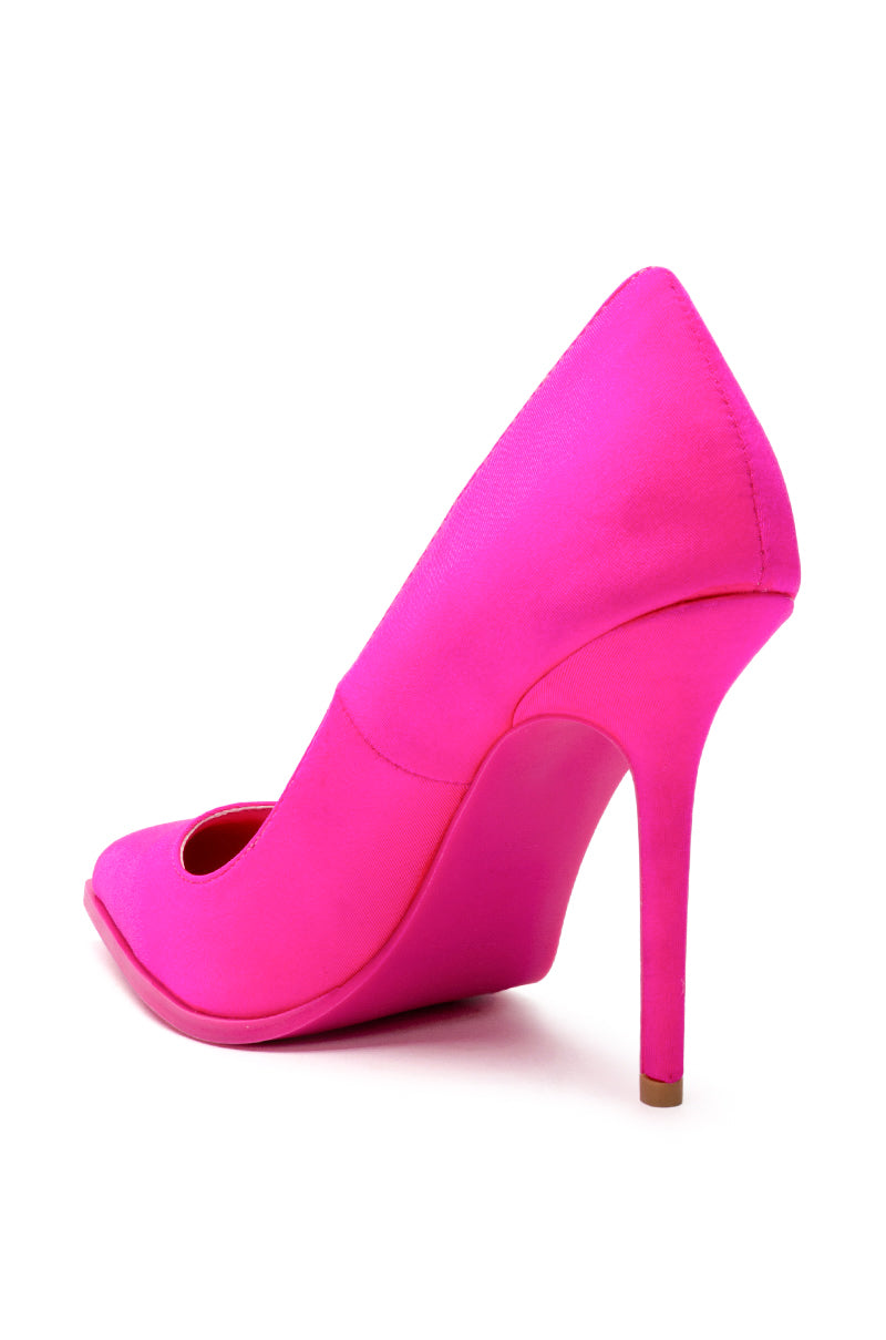 AZALEA WANG RECIPE STILETTO CLASSIC PUMP IN FUCHSIA