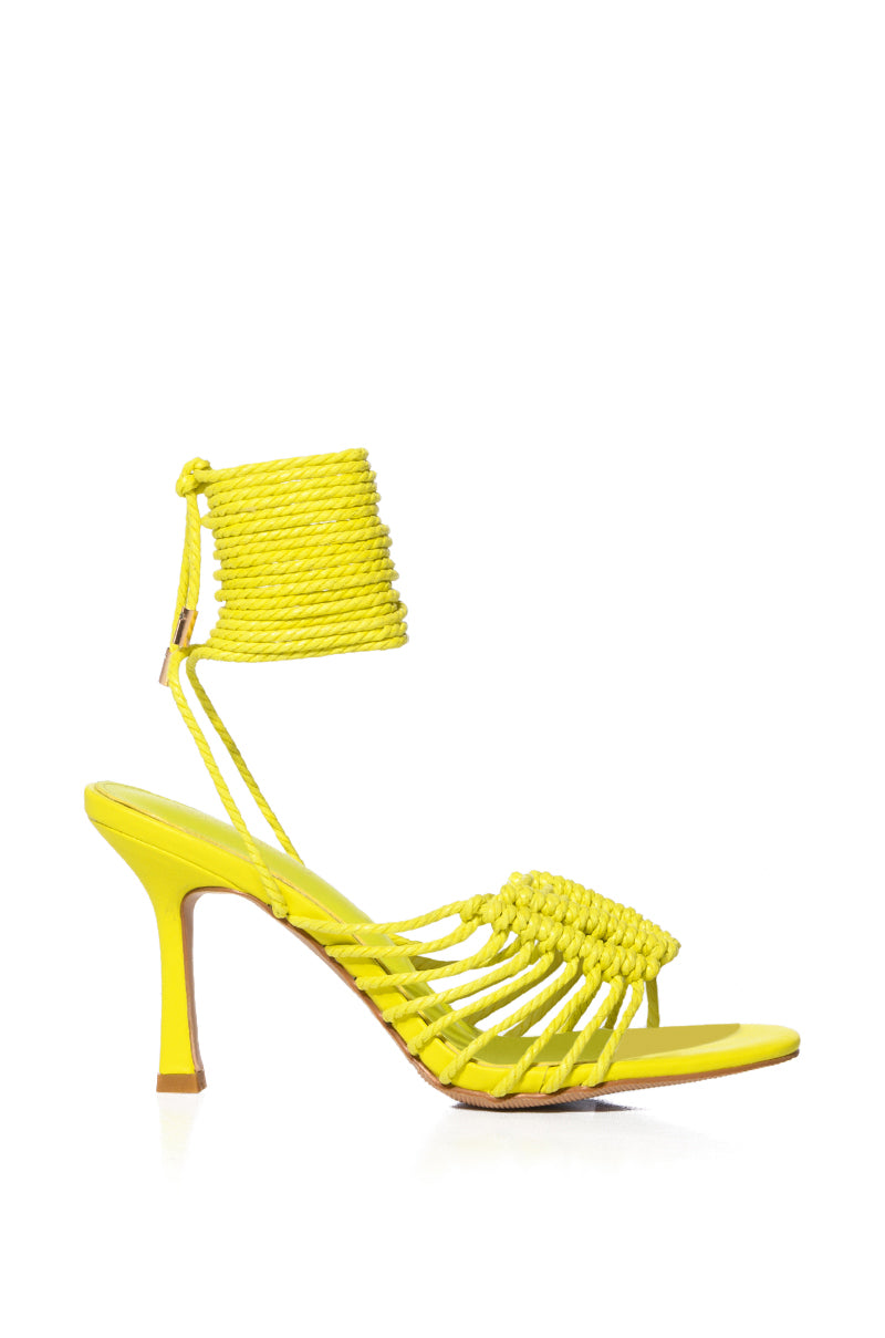 AZALEA WANG SELAH GREEN KNOTTED SANDAL