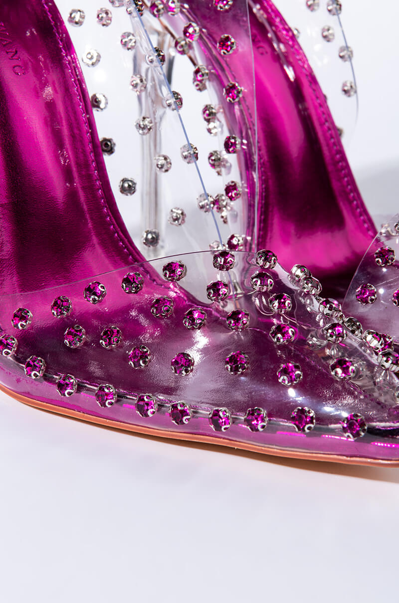 AZALEA WANG SOMETHING ABOUT YOU STILETTO PUMP IN FUCHSIA