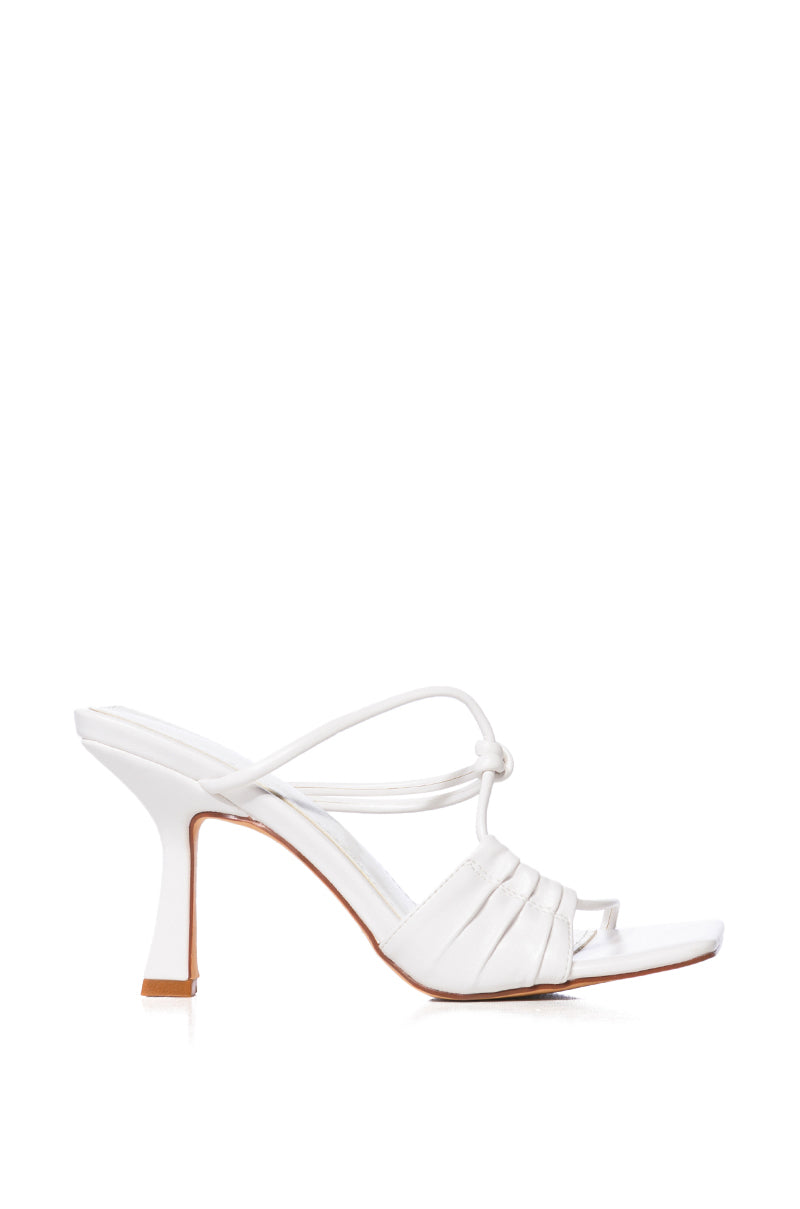 AZALEA WANG BEEBA WHITE SANDAL