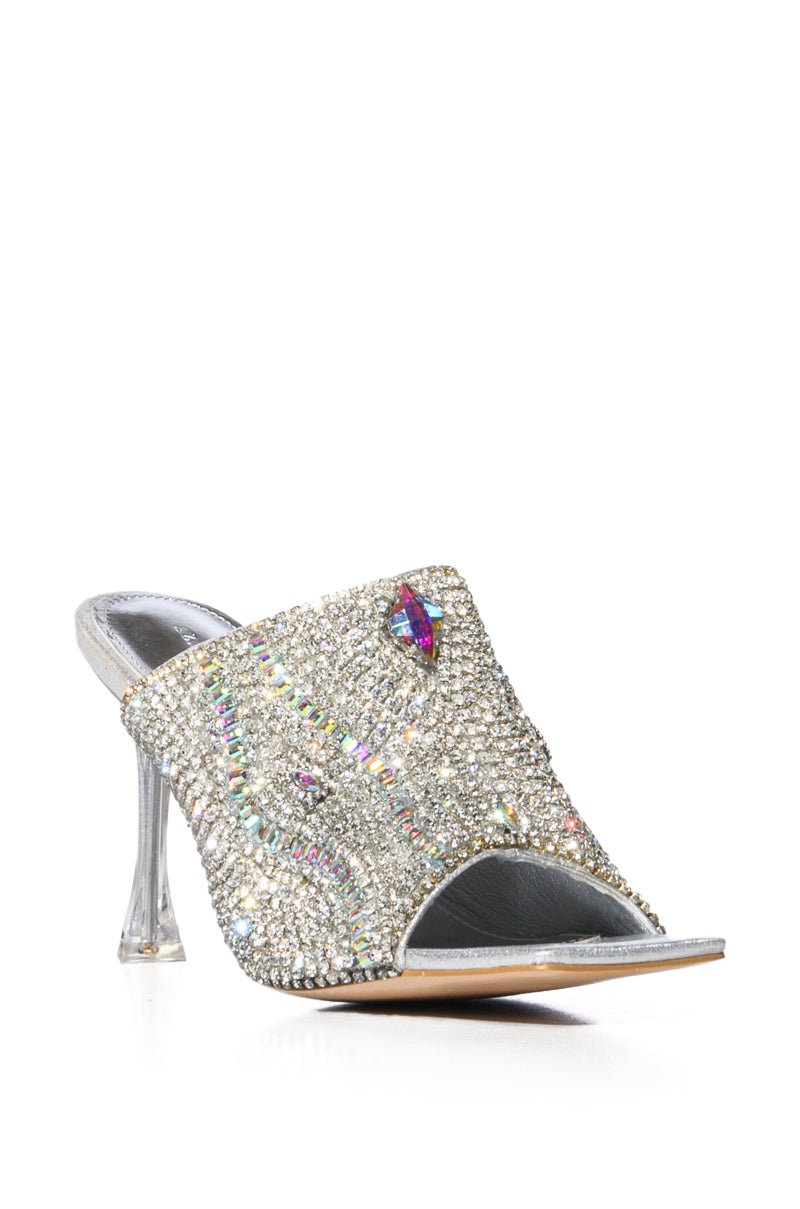 AZALEA WANG SONGSTRESS SILVER SLIP ON SANDAL