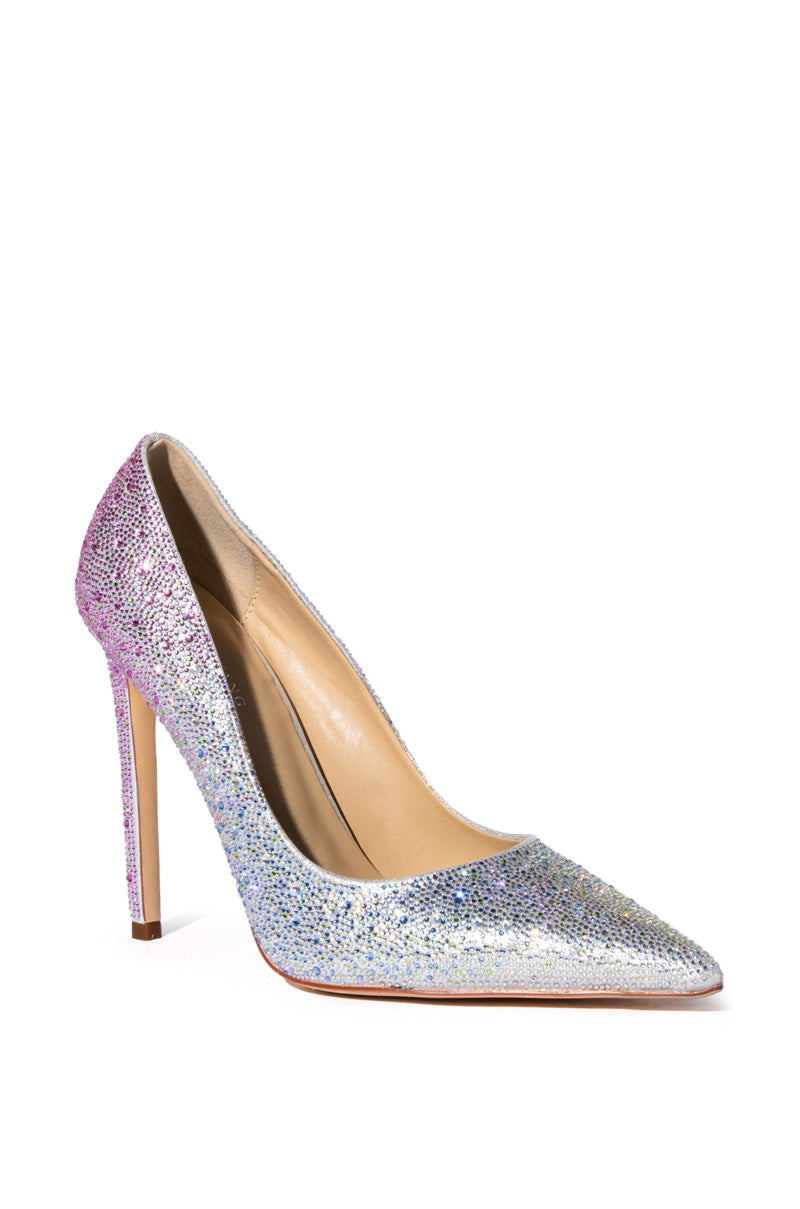 AZALEA WANG JAVIER EMBELLISHED OMBRE PUMP IN MULTI