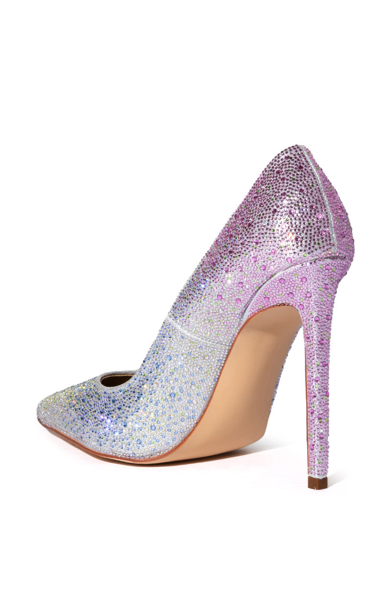AZALEA WANG JAVIER EMBELLISHED OMBRE PUMP IN MULTI
