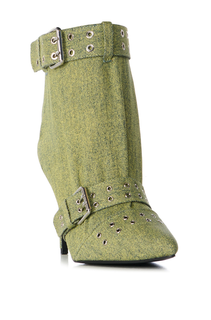 AZALEA WANG THISTLE GREEN BOOTIE