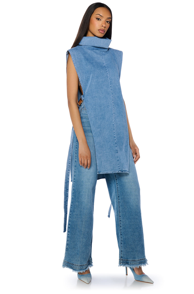 BABY BLUES DENIM TOP