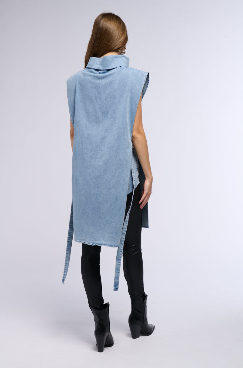 BABY BLUES DENIM TOP