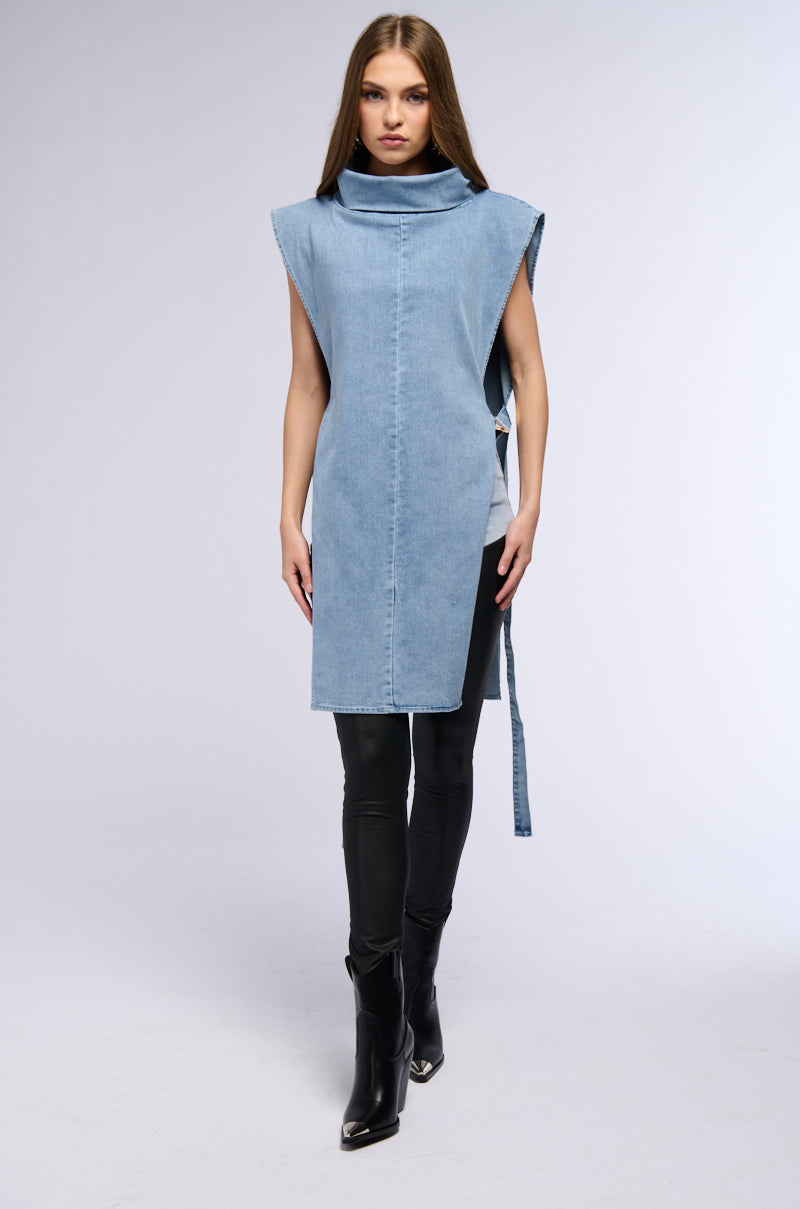 BABY BLUES DENIM TOP