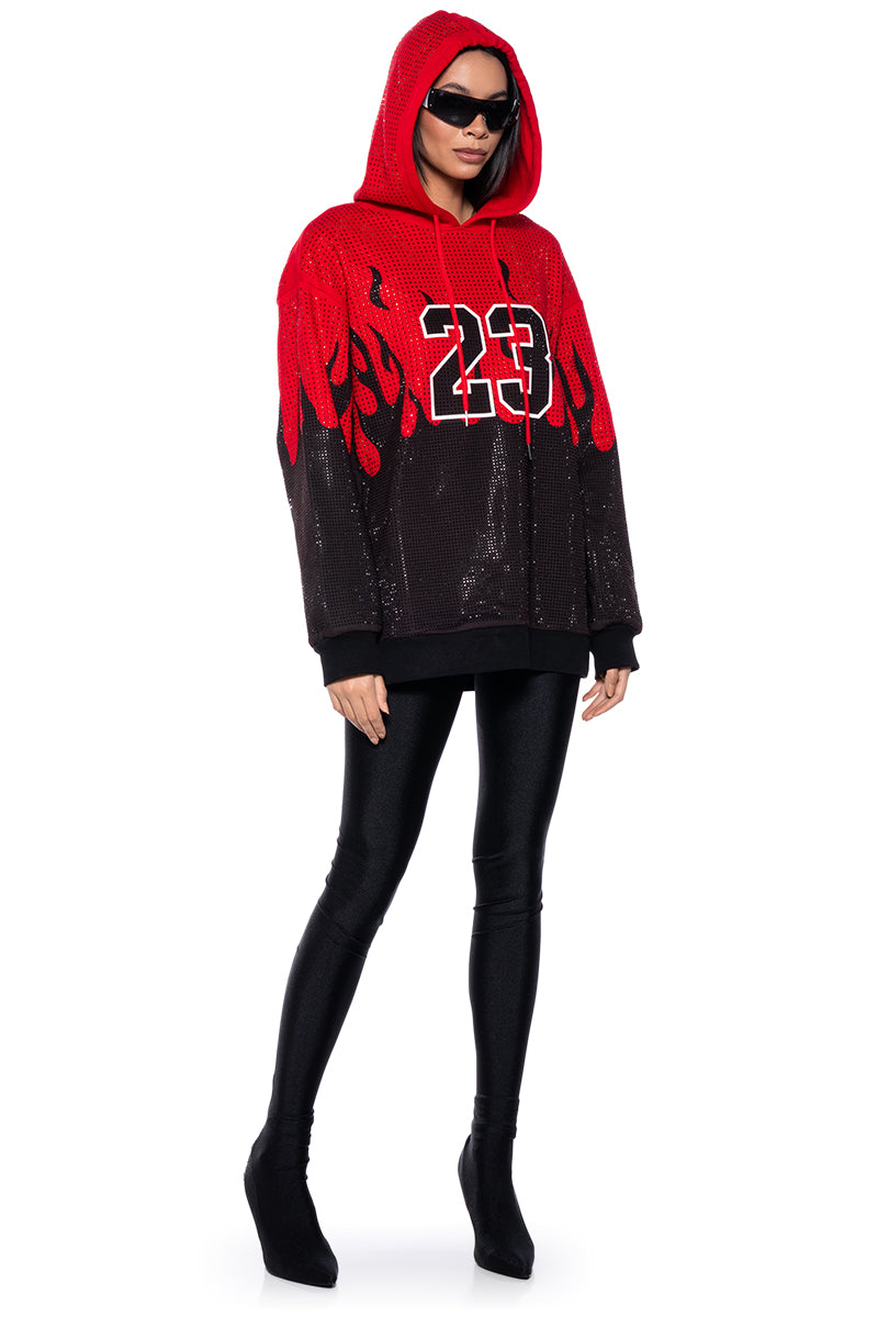 BALLER EMBELLISHED HOODIE
