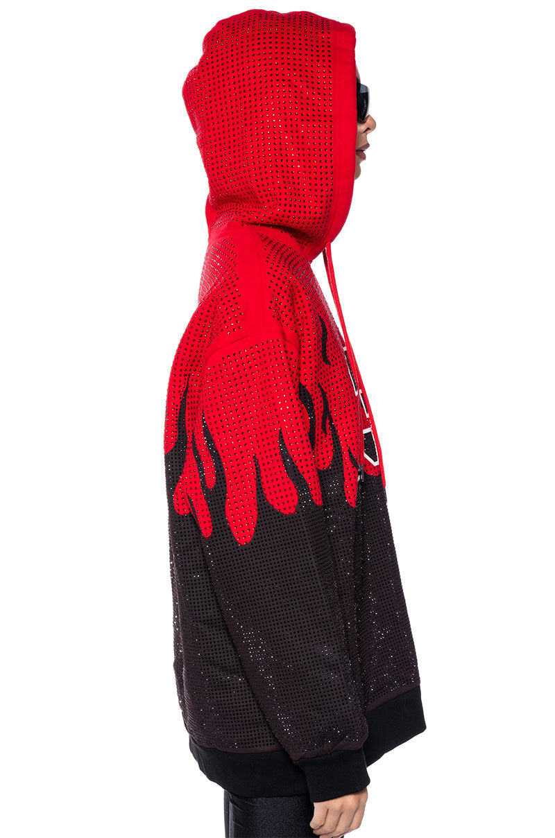 BALLER EMBELLISHED HOODIE