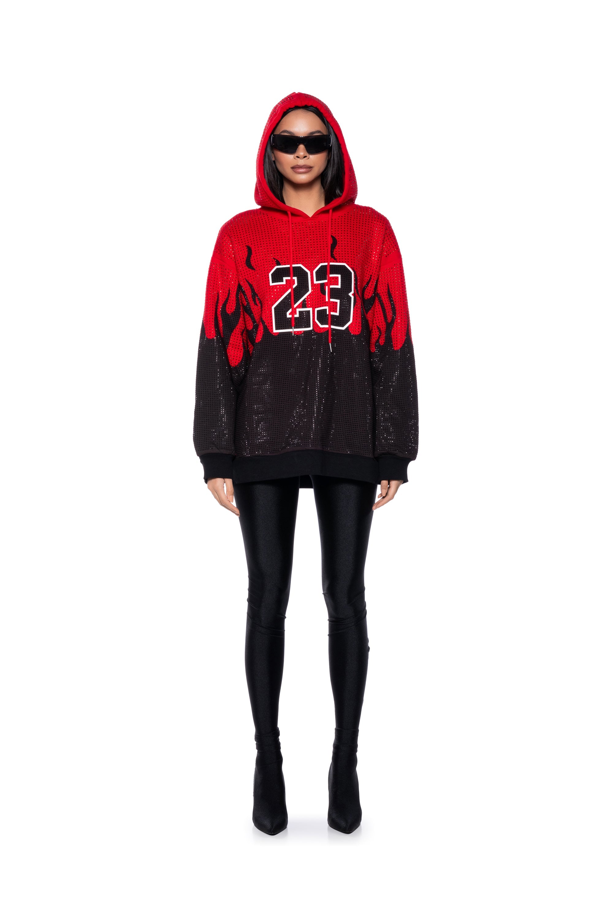 BALLER EMBELLISHED HOODIE