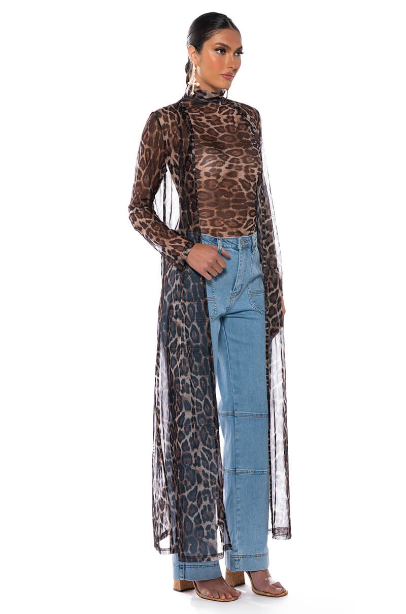 KENDALL WIDE LEG UTILITY JEANS