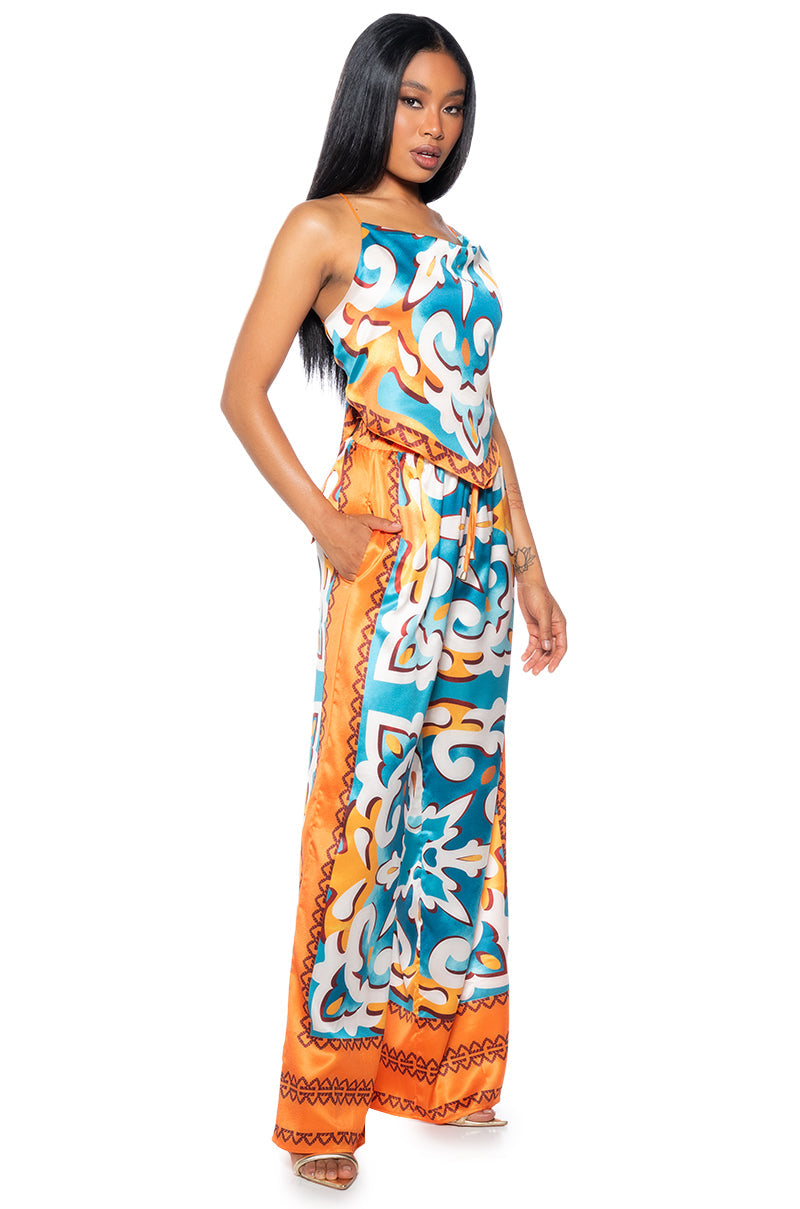 BOARDWALK STROLL TANK AND PANT SET