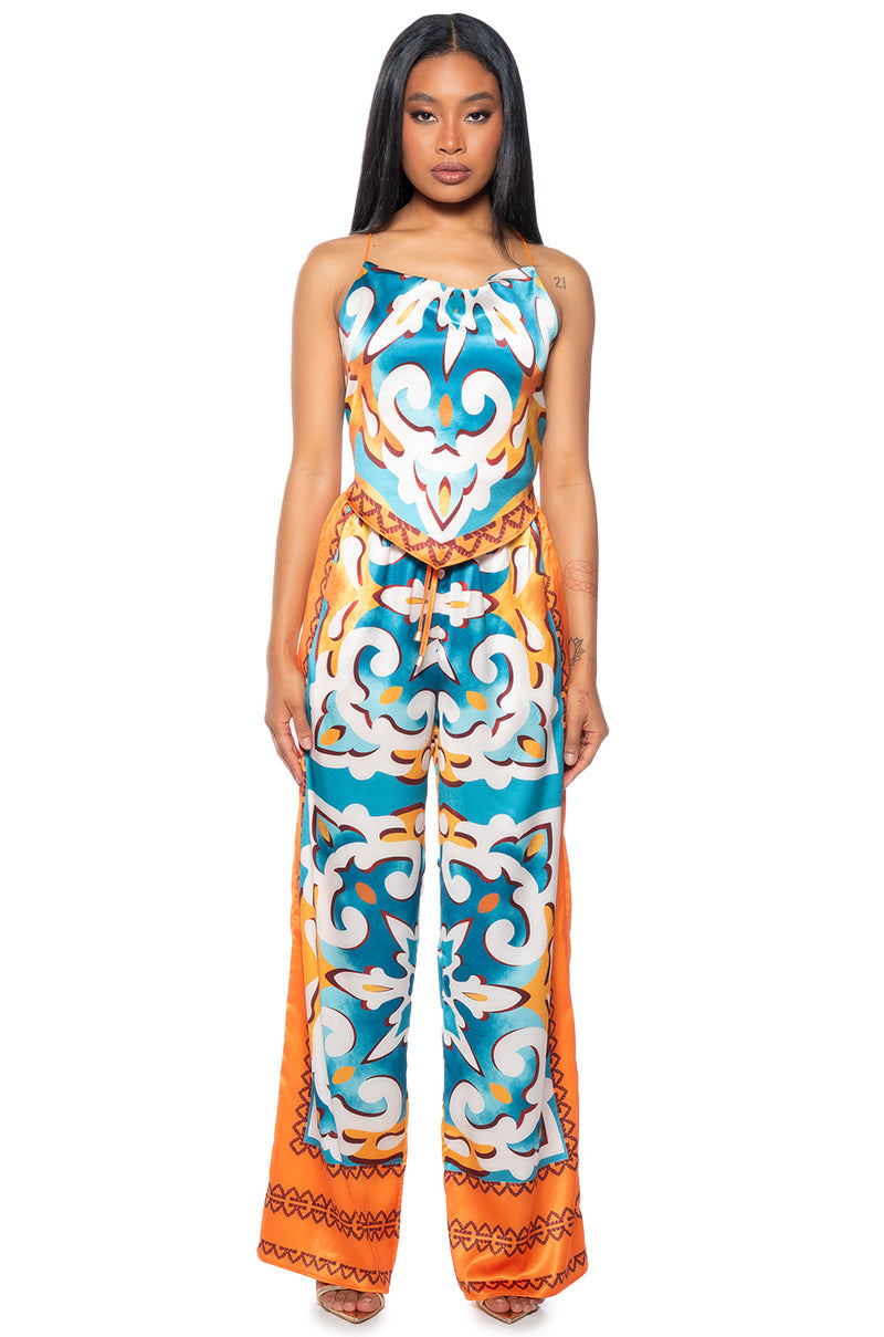 BOARDWALK STROLL TANK AND PANT SET