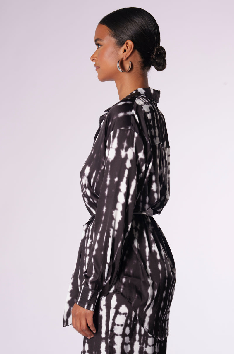 CALL ME CRAZY BUTTON DOWN BLOUSE