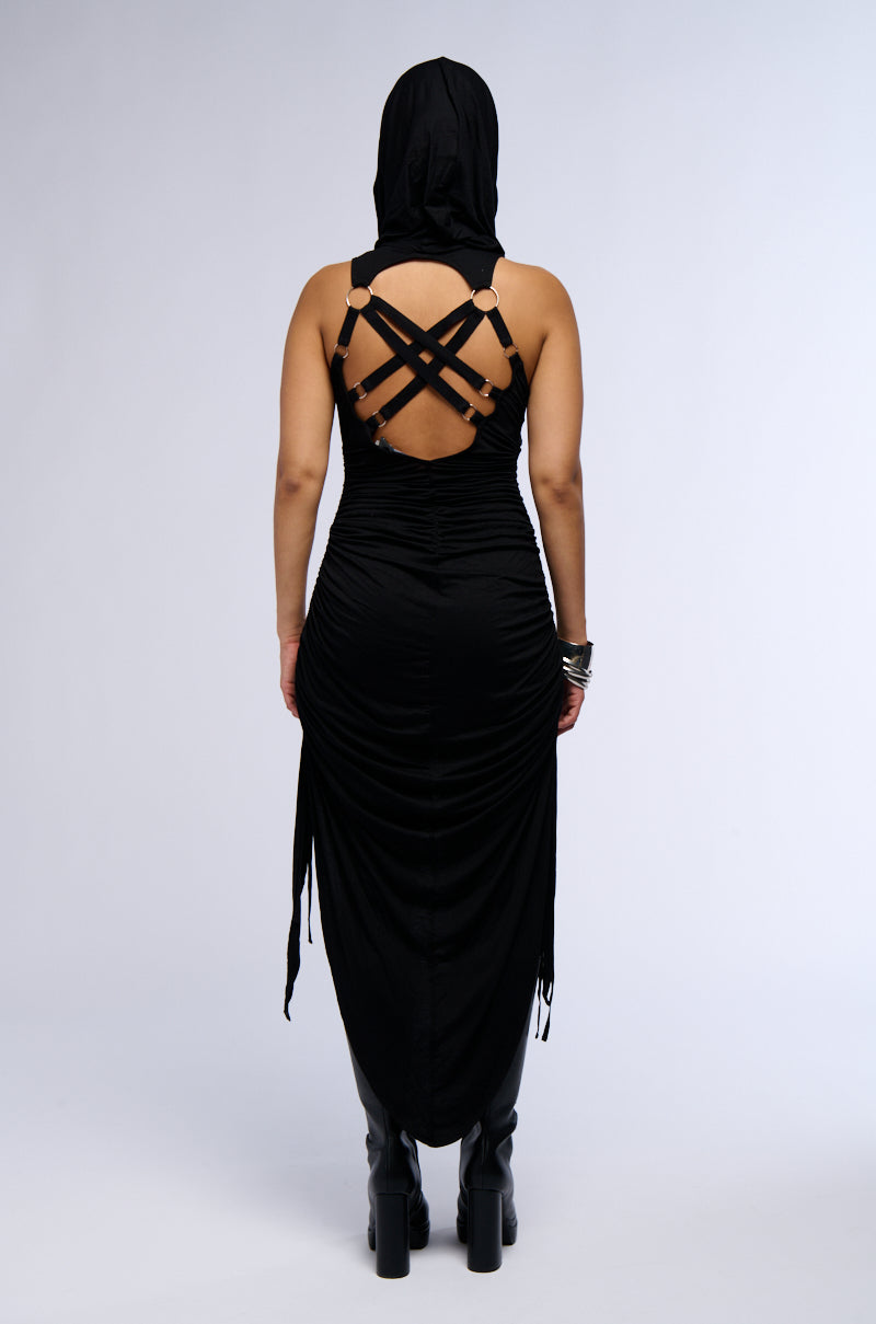 DANA BREATHABLE KNIT MIDI DRESS