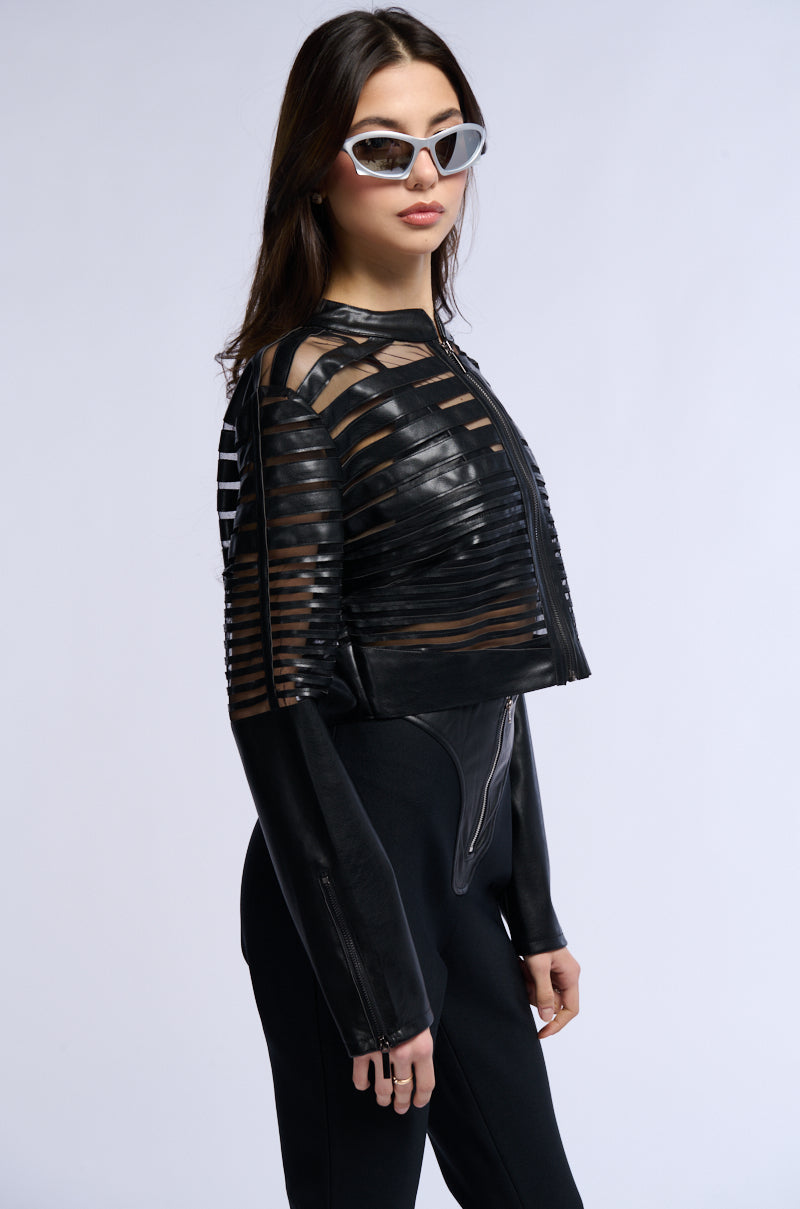 EASY RIDER LIGHTWEIGHT CAGED MOTO JACKET