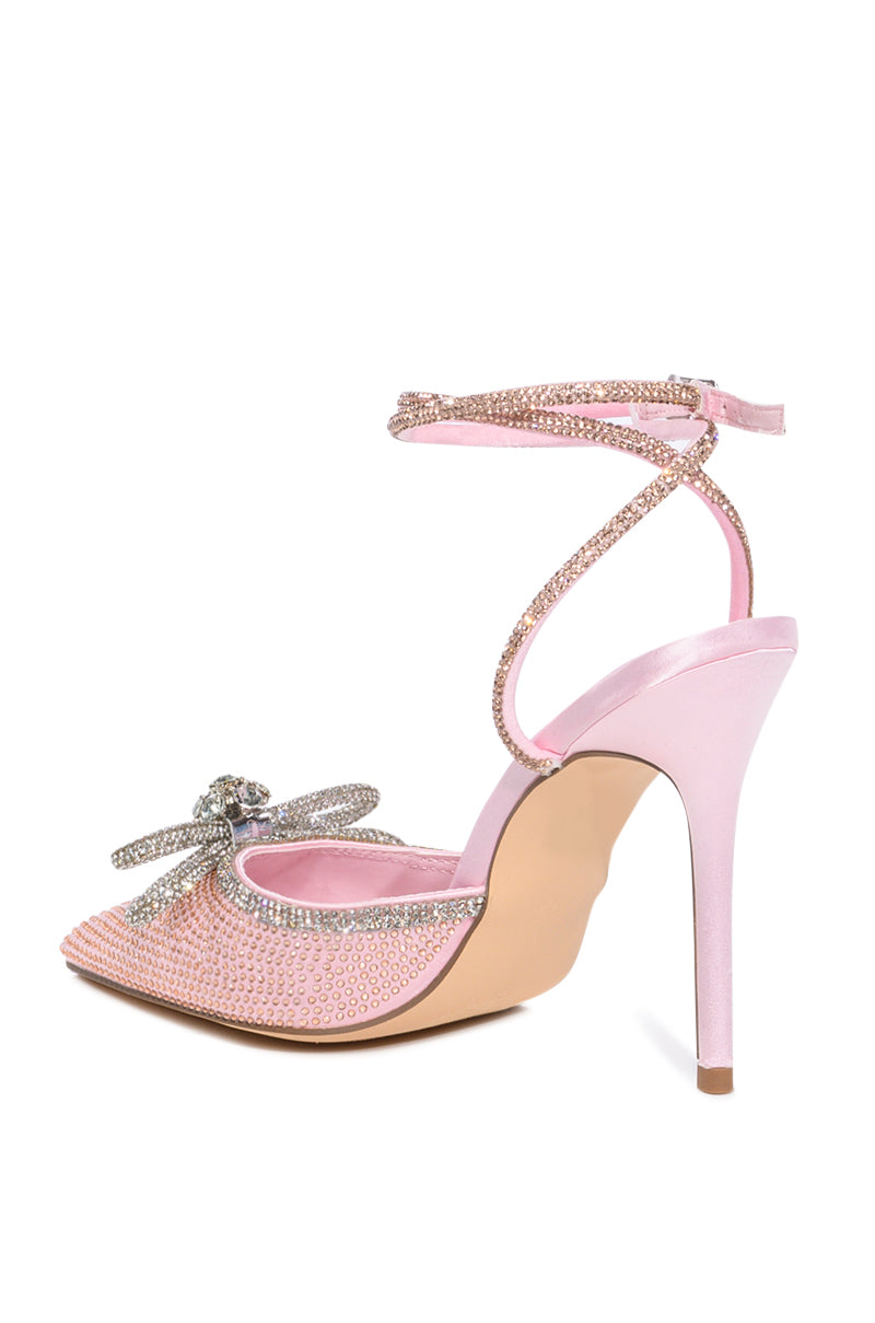 FIRAZ GLITTER PUMP IN PINK