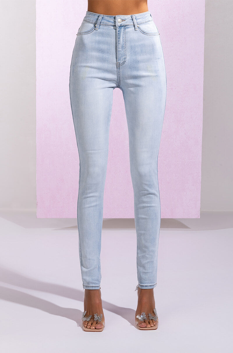 EXTREME STRETCH SKINNY JEANS BUTTERFLY