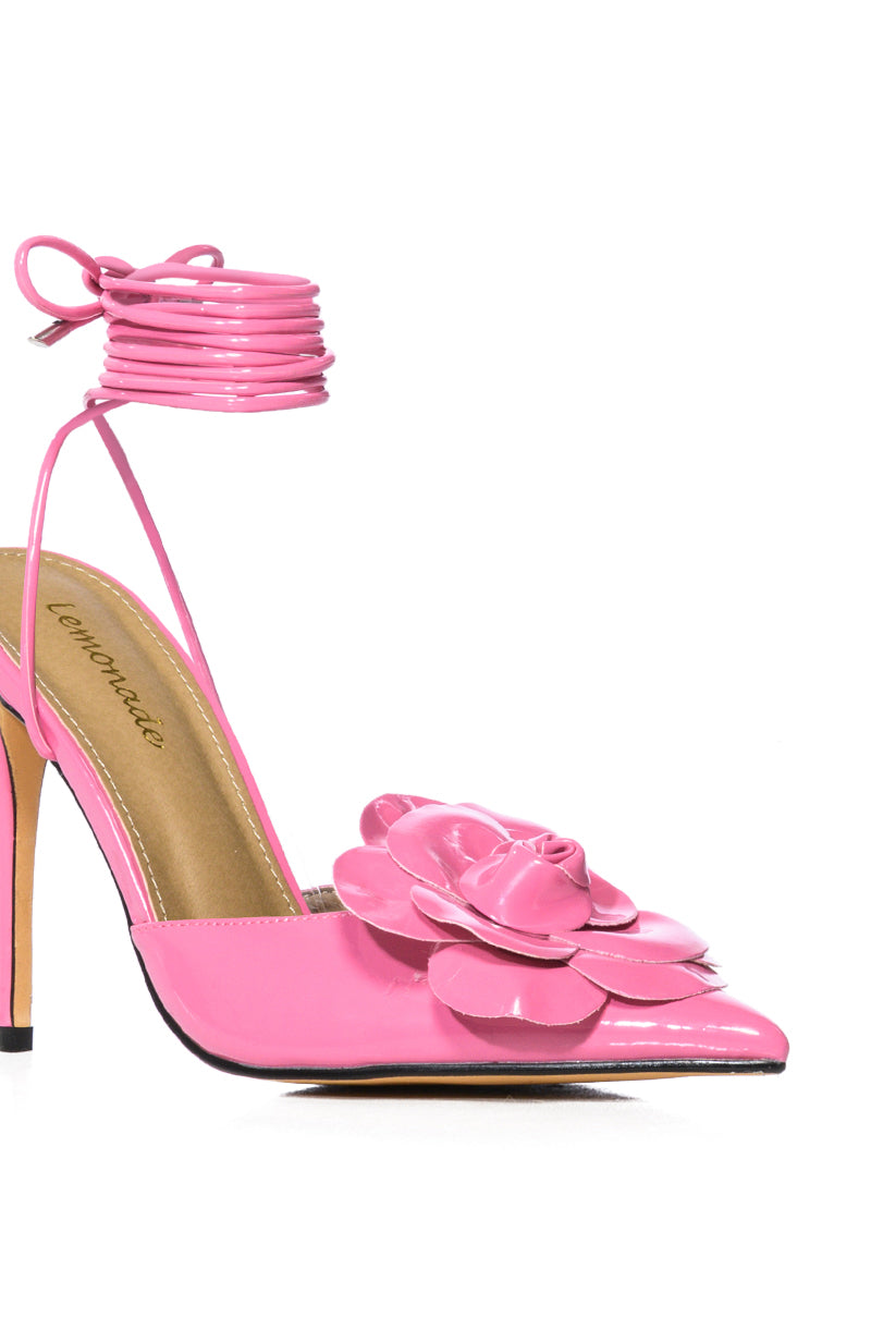 FLORANCE FLOWER PUMP IN PINK