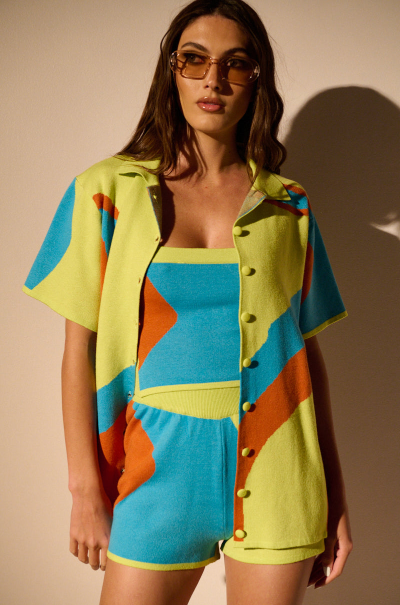 GET GROOVY KNIT TUBE TOP