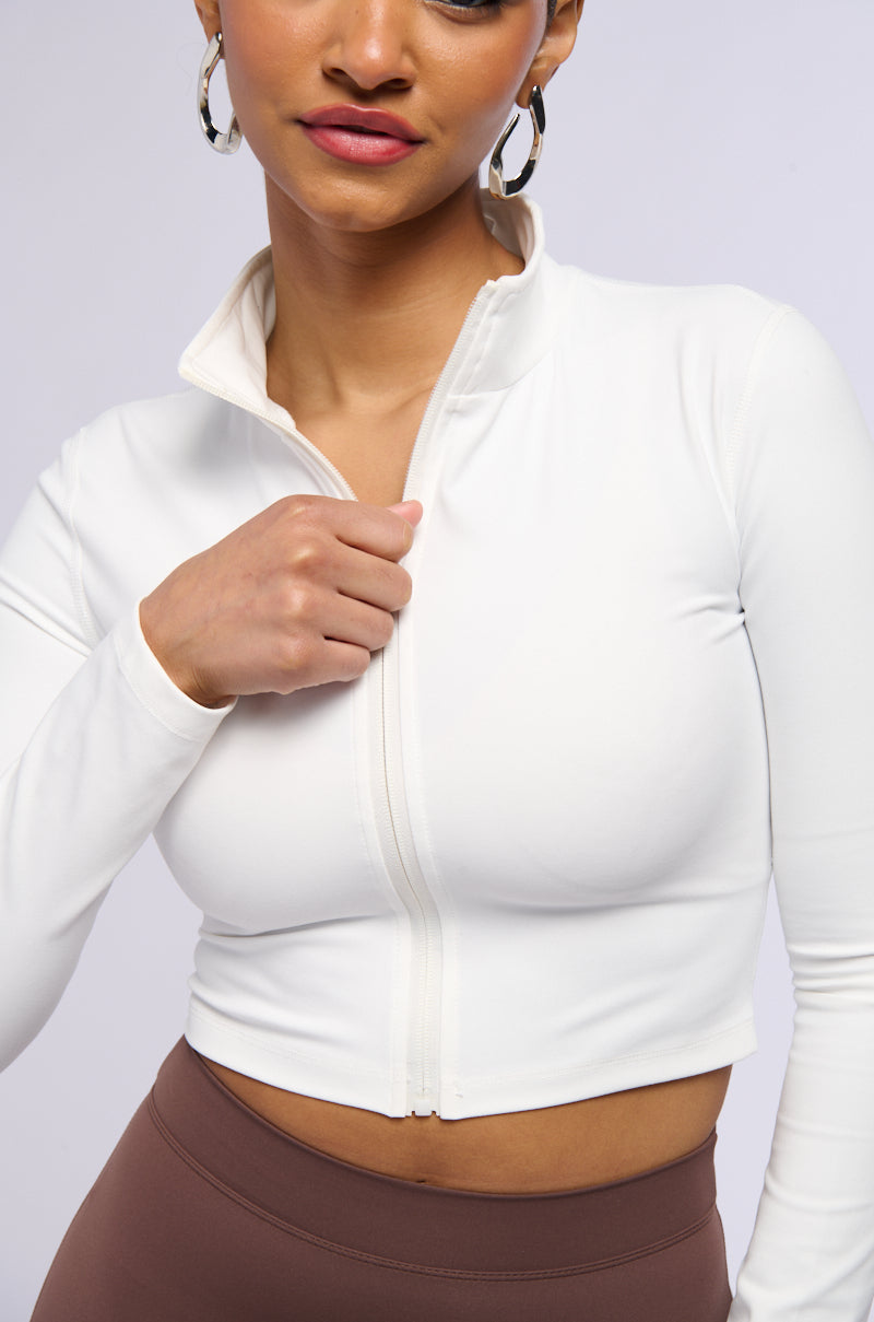 GET MOVIN ZIP UP SWEATSHIRT