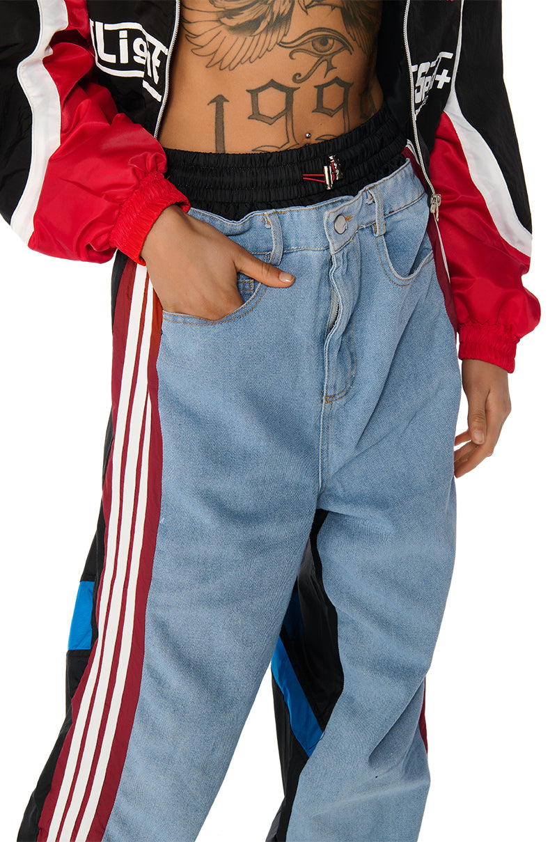 HAMILTON NYLON DENIM RACING PANT