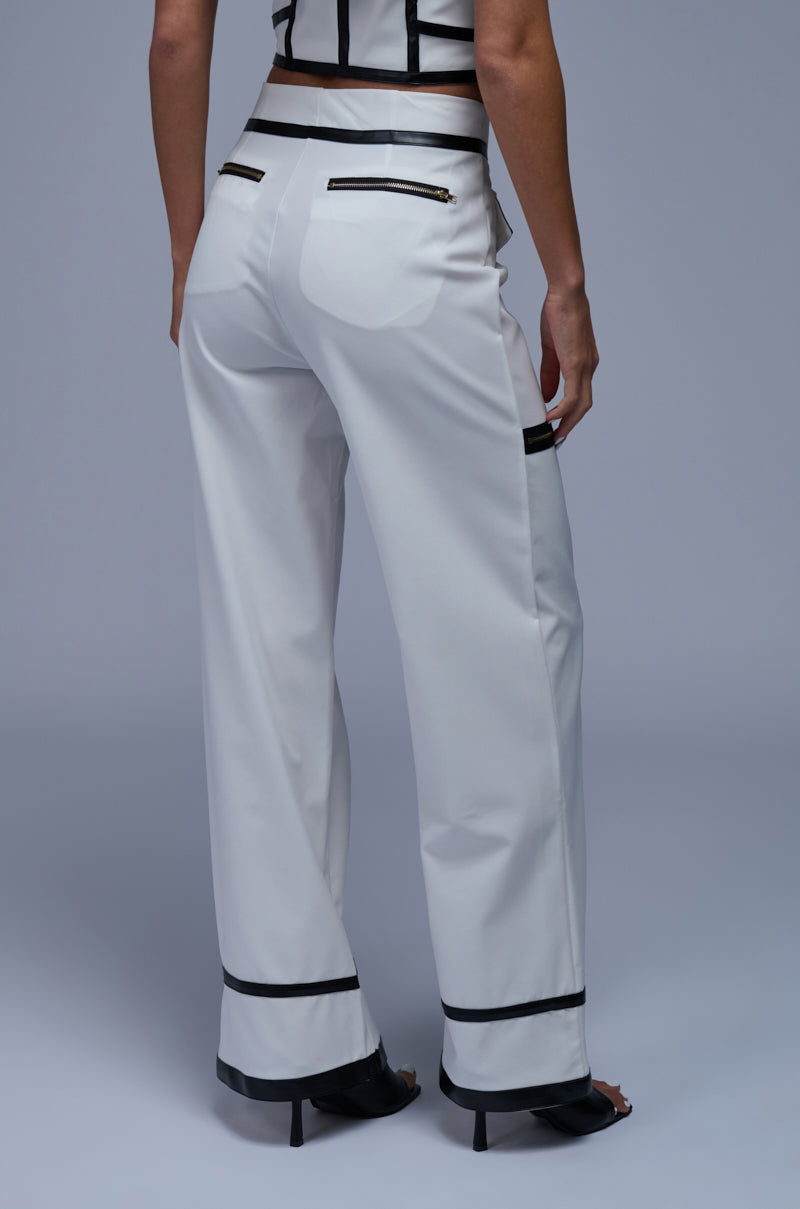 HAMPTONS TRIMMED TROUSER