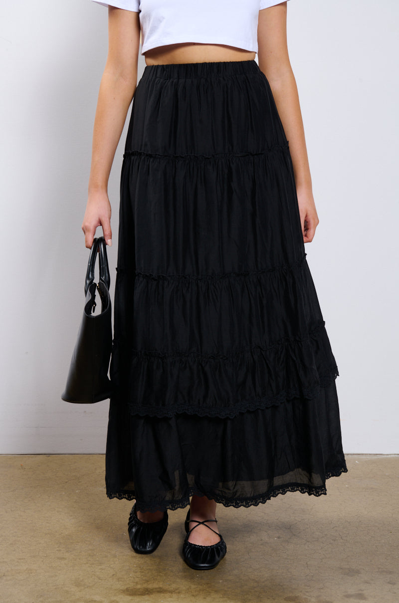 HAVEN FLOWY MAXI SKIRT