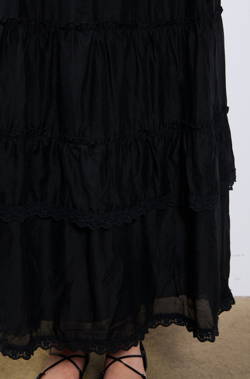 HAVEN FLOWY MAXI SKIRT