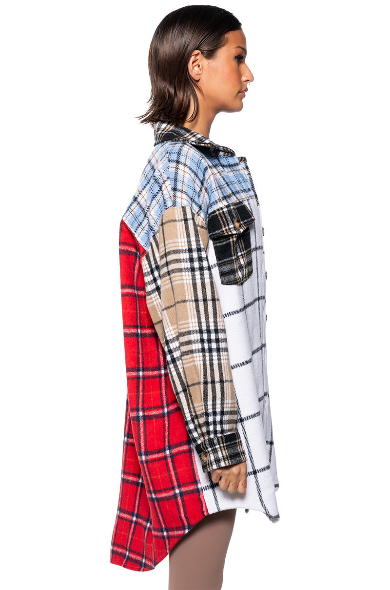 HOME BODY PATCHWORK FLANNEL