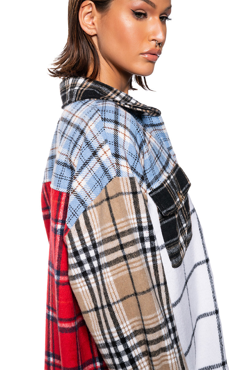 HOME BODY PATCHWORK FLANNEL