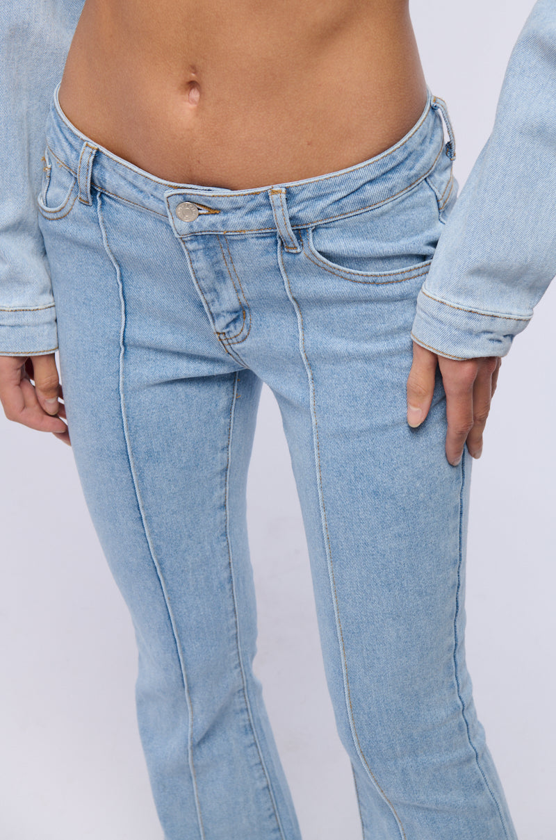 HOTEL CALIFORNIA LIGHT WASH FLARE JEANS