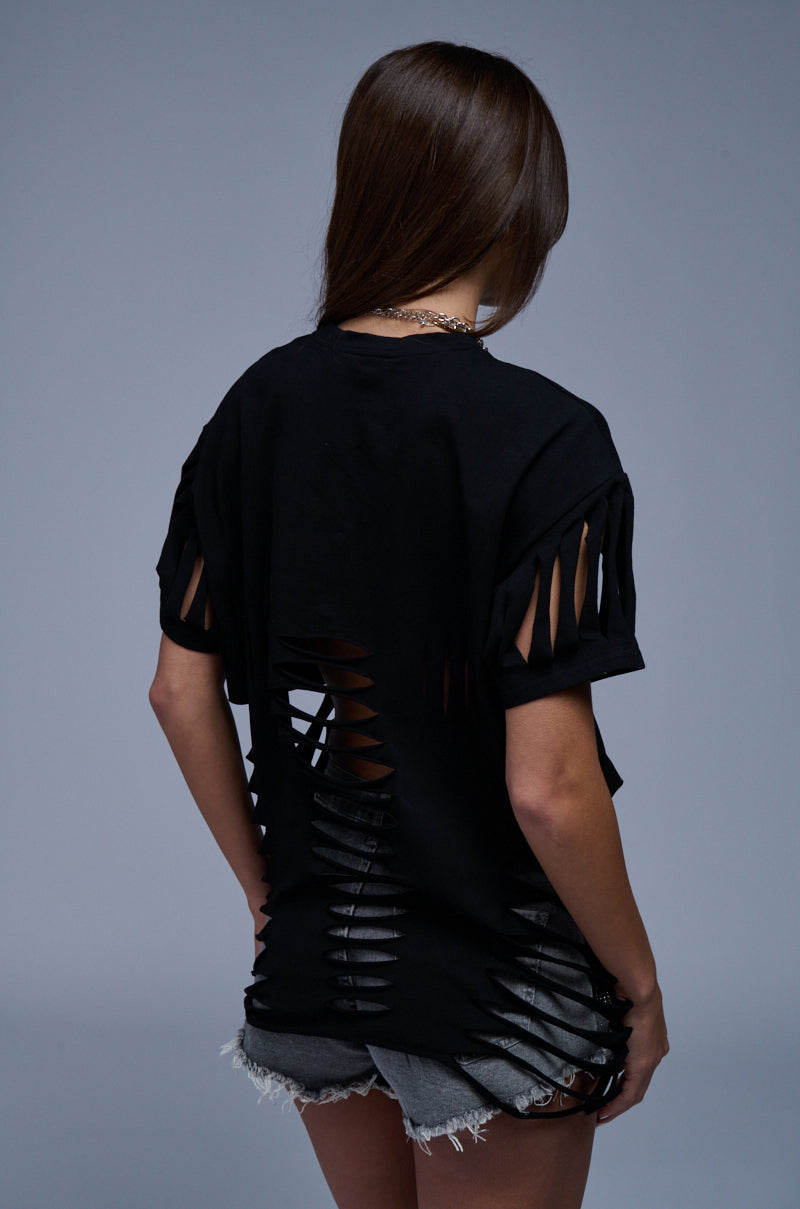 IN YOUR FACE CUTOUT TEE