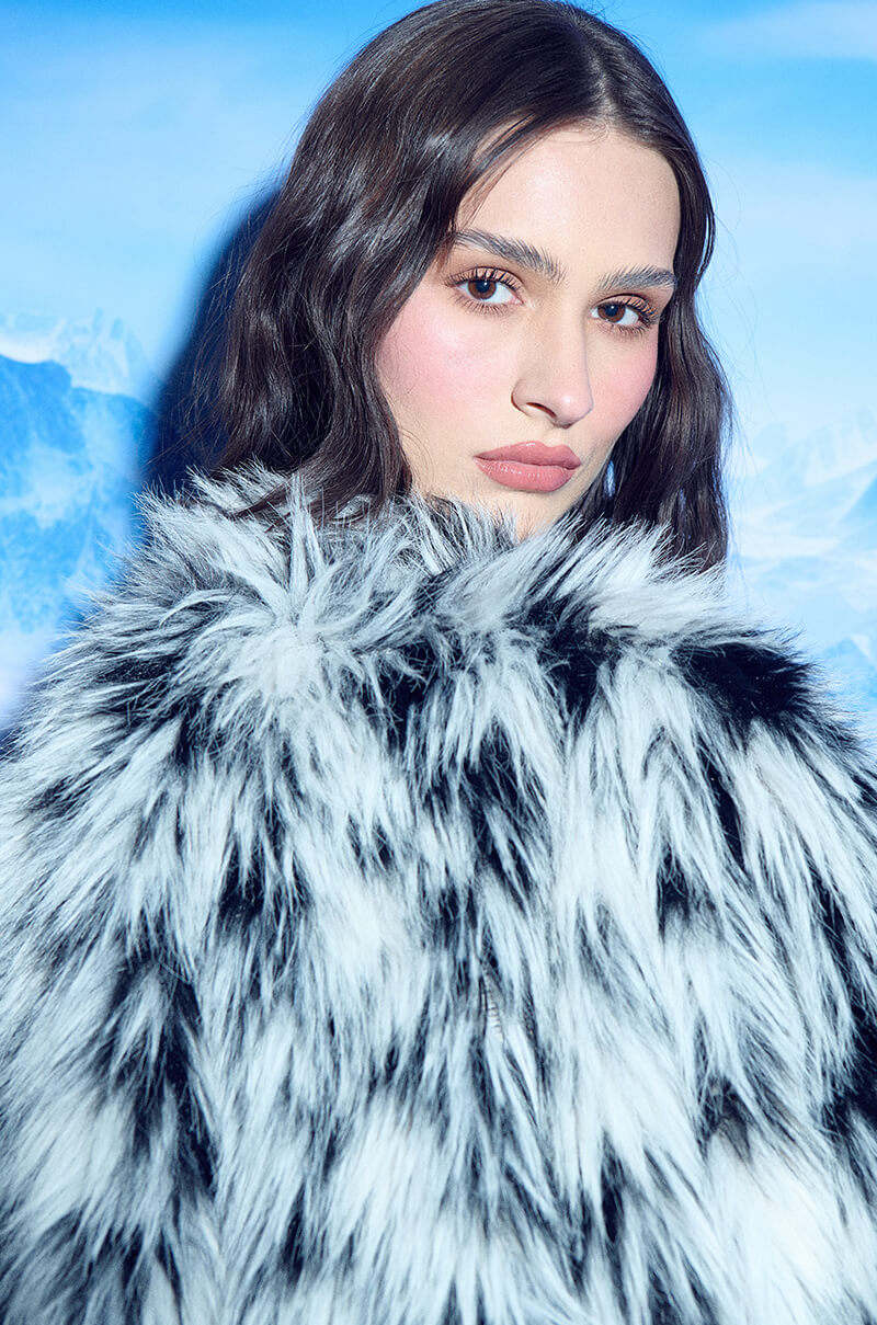 INTERSTELLAR MULTI FAUX FUR JACKET