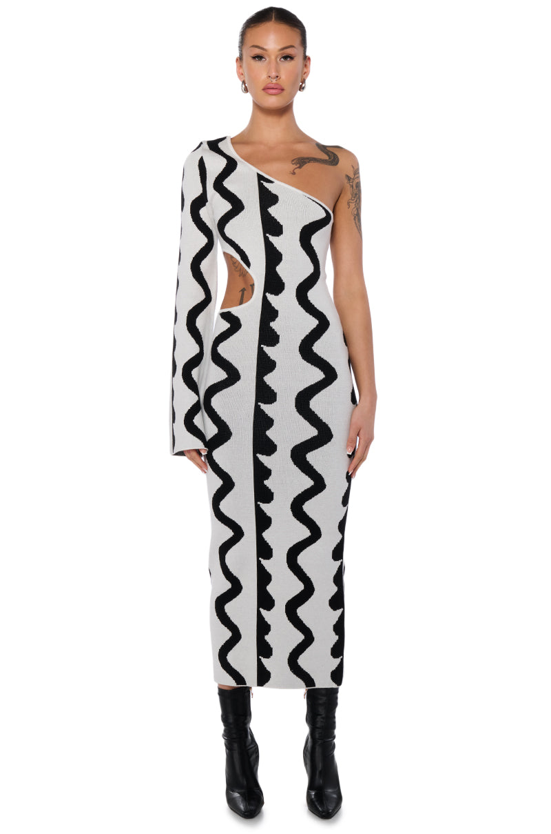 JADE CUT OUT KNIT MAXI DRESS