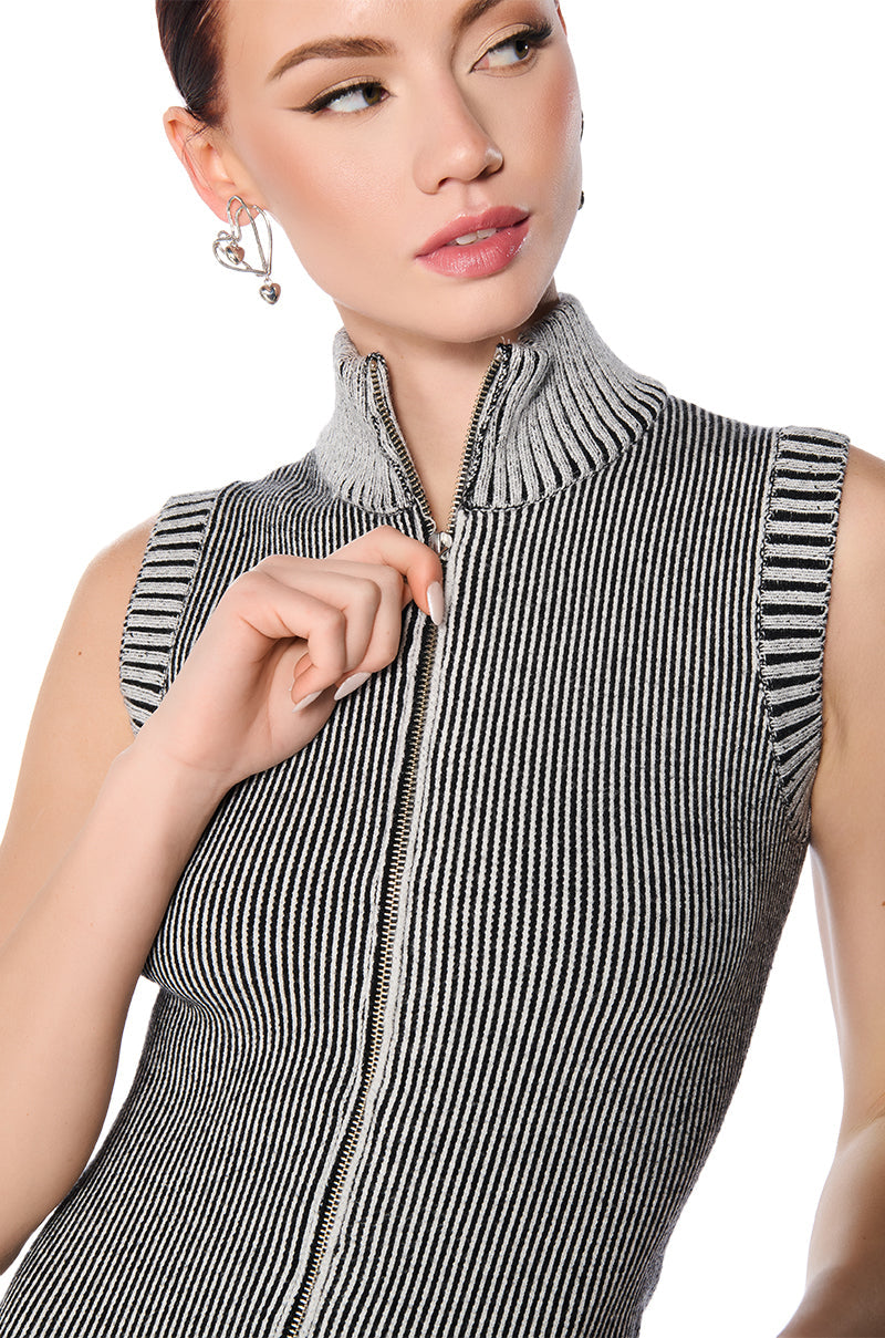 JADED KNIT MINI DRESS