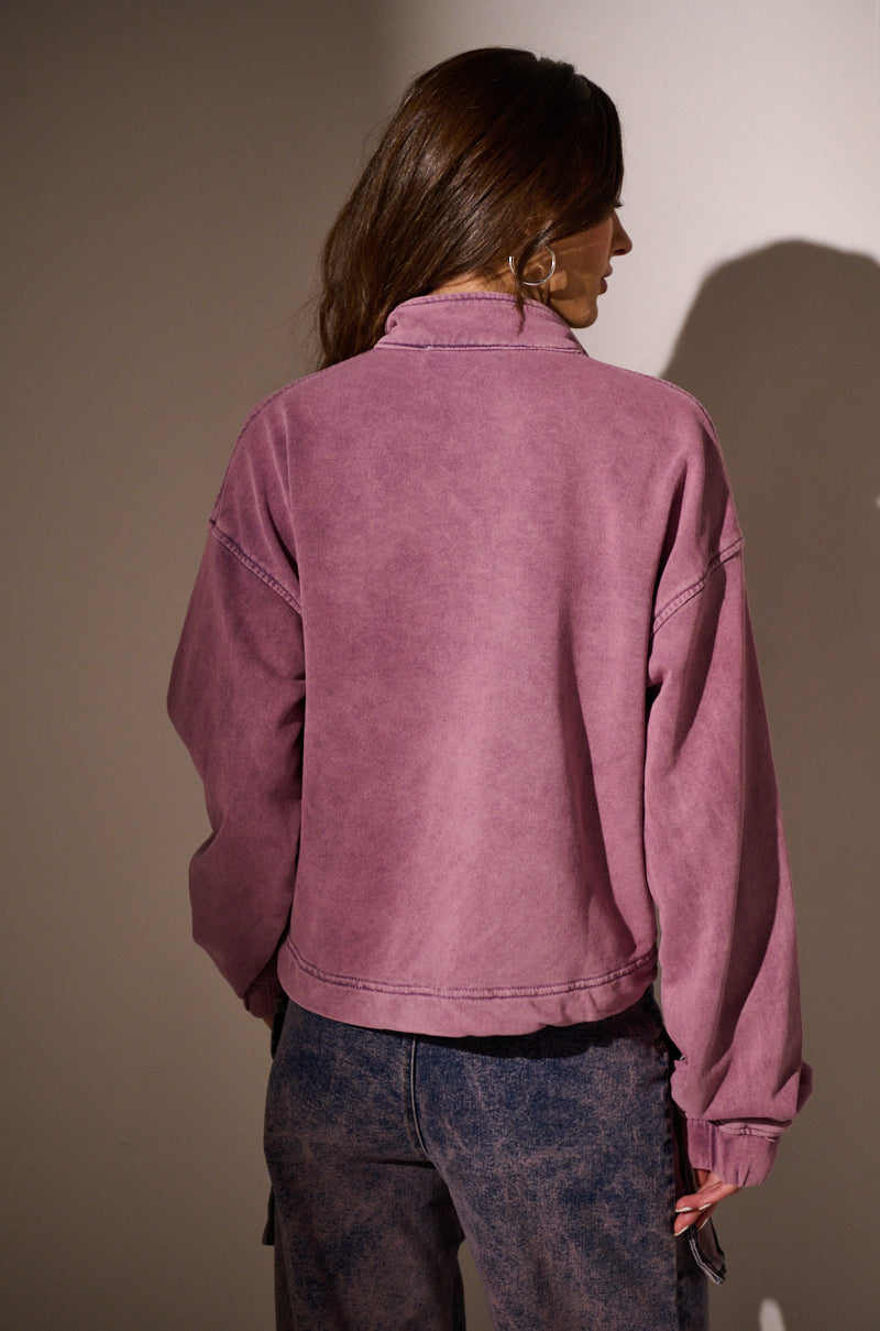 JUST WANNA ROCK ZIP UP SWEATSHIRT