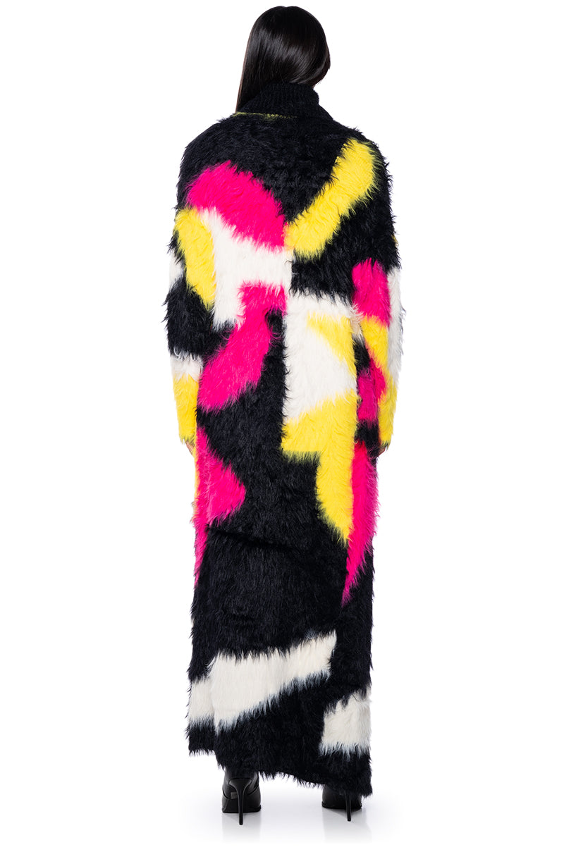 KIKI ULTRA FUZZY LONG CARDIGAN